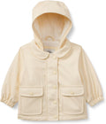 Toddlers and Baby Girls Water-Repellent Rain Jacket - Cozy, Cute Fit