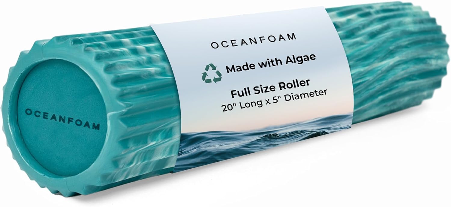 Oceanfoam Tidal Roller - Muscle Pain Relief - Wide Wave Textured