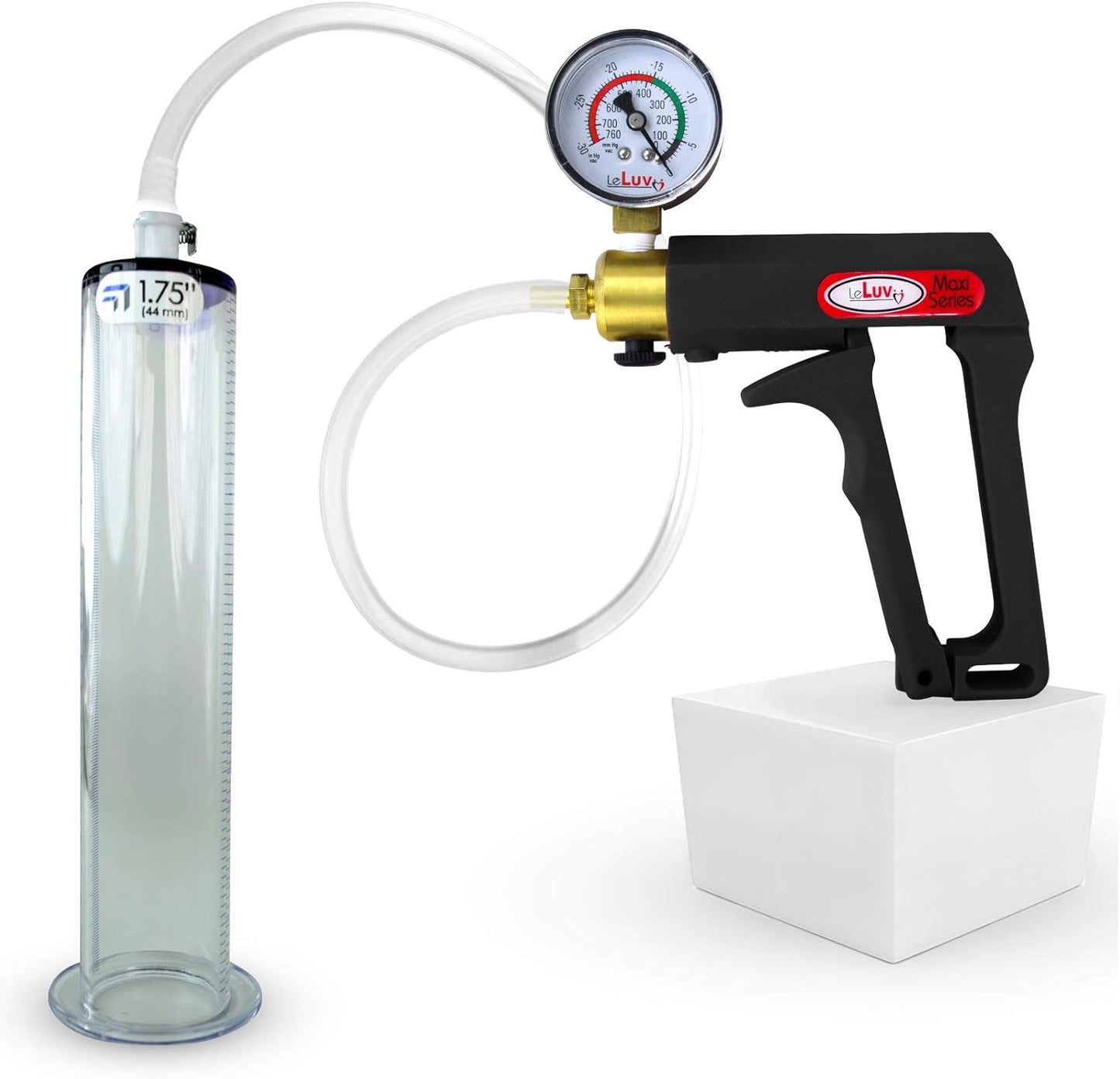 LeLuv Penis Pump Maxi with Gauge - Powerful Vacuum Action