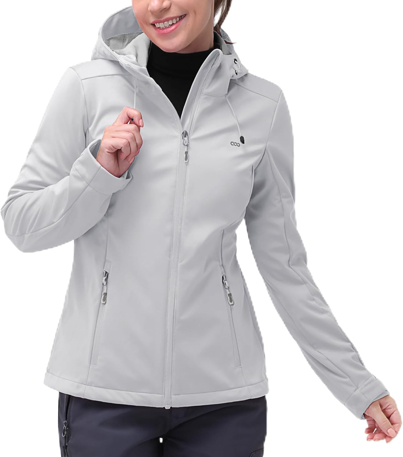 33,000ft Women's Softshell Jacket: Waterproof Windbreaker for Hiking