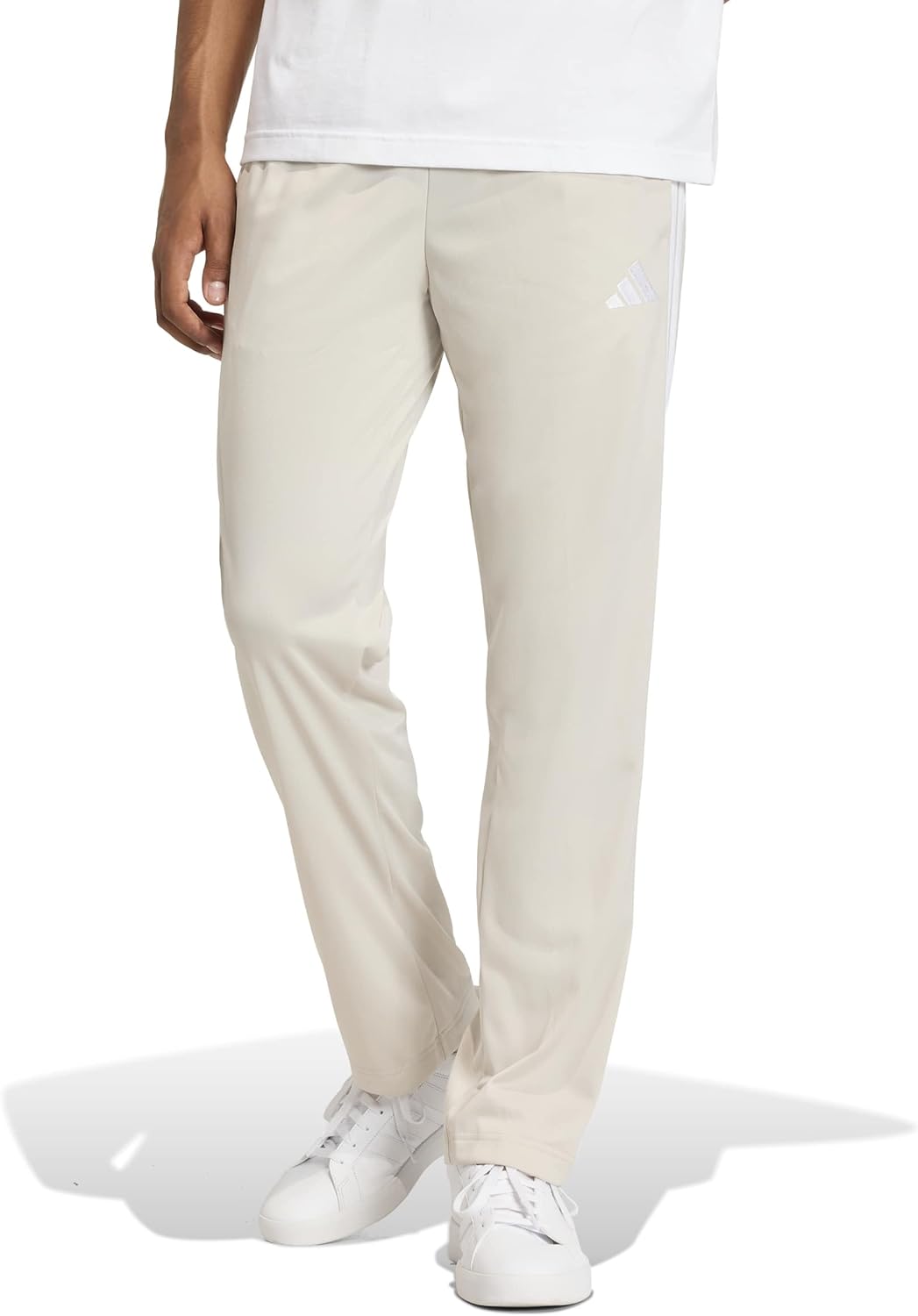 Adidas Mens 3-Stripes Tricot Open Hem Track Pants for Tall Men