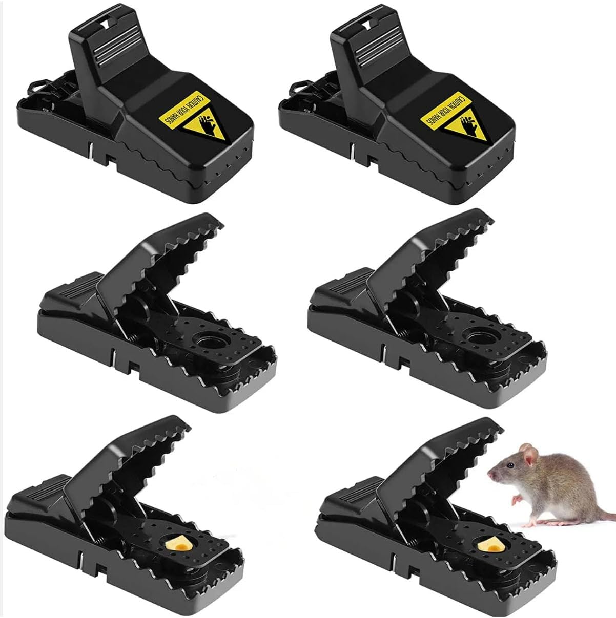 6 Pack Instant Kill Rat Snap Traps by MATROTEL