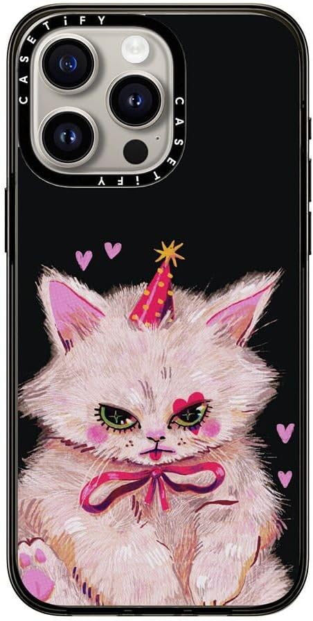 CASETiFY Compact iPhone 15 Pro Max Case with Clown Kitty Design
