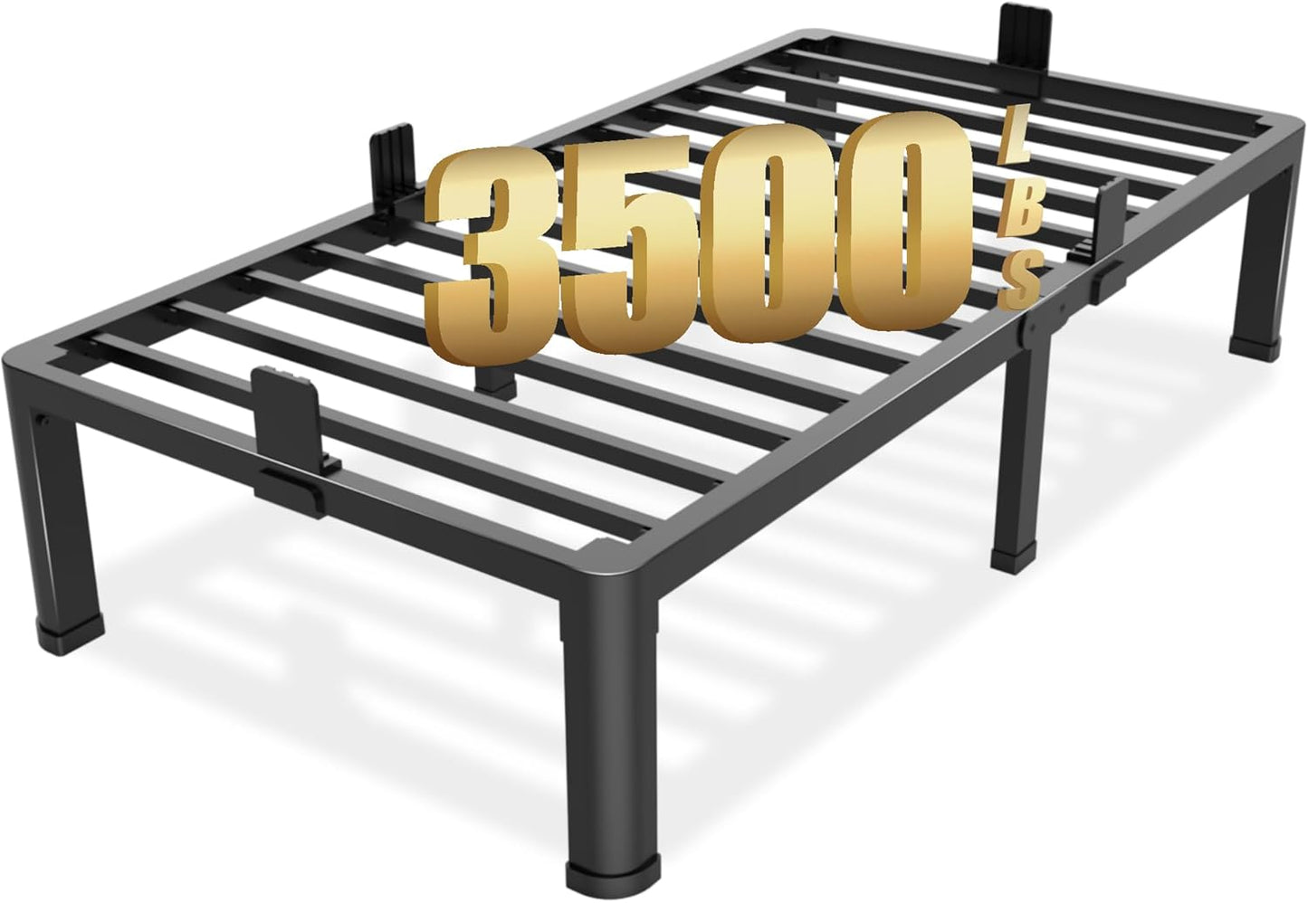 14 inch Twin XL Bed Frame with Heavy Duty Metal Platform