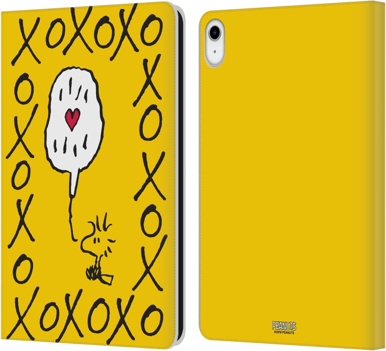 Peanuts Woodstock XOXO Leather Wallet Case for iPad 10.9 2022/2025