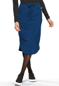 Cherokee Infinity Drawstring Cargo Scrub Skirt for Women - Comfortable