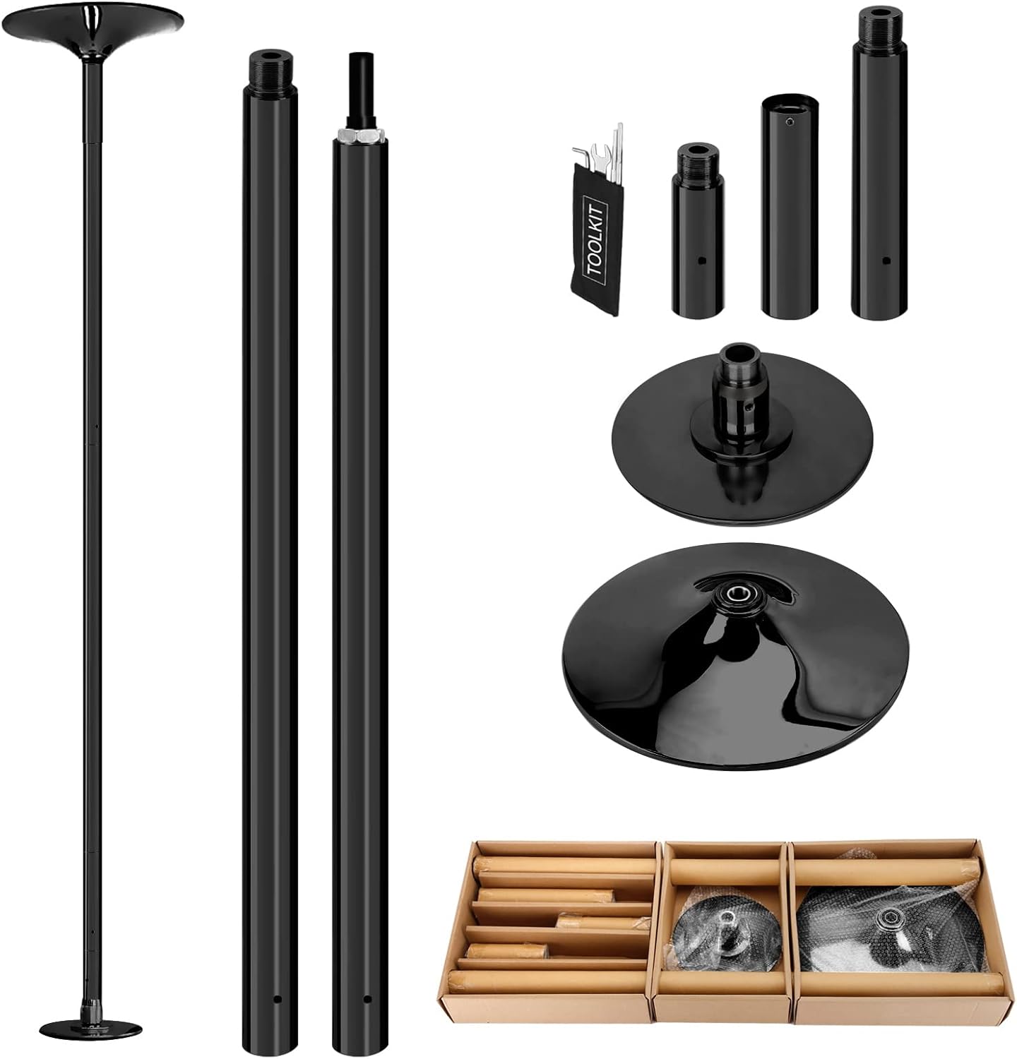 PRIOR FITNESS Premium Dance Pole for Home Exercise & Gym Use