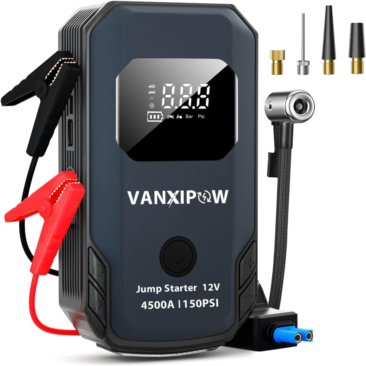 VANXIPOW Jump Starter: Power Your Car Anywhere!