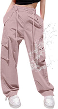Cromoncent Cargo Pants Girls & Women Parachute Baggy