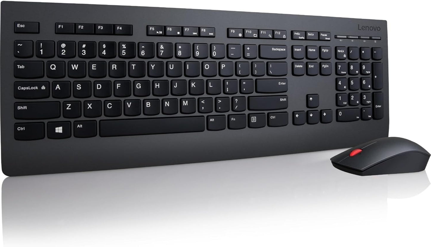 Lenovo Wireless Keyboard & Mouse Combo - 24 Month Battery Life