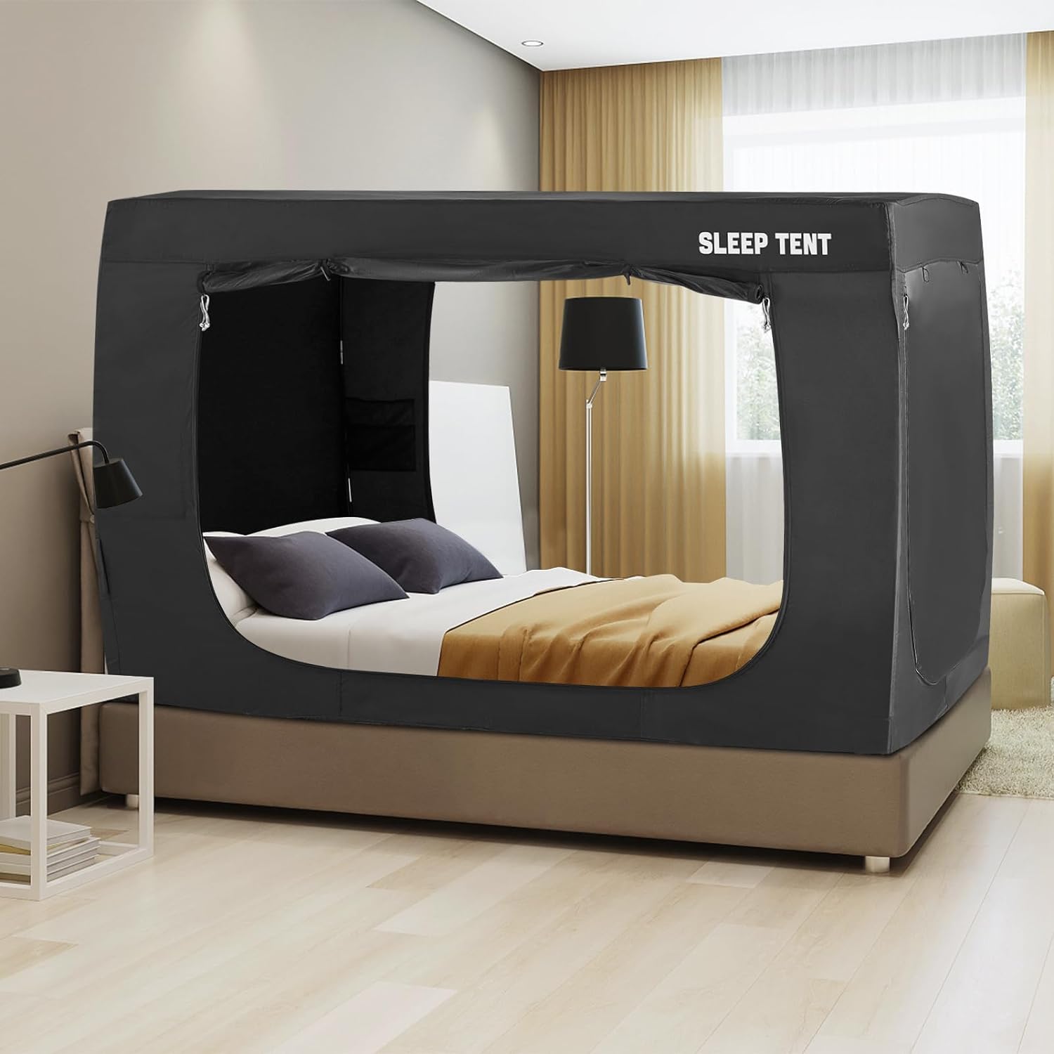 BORNA Full Size Bed Tent Canopy: Ultimate Privacy Oasis