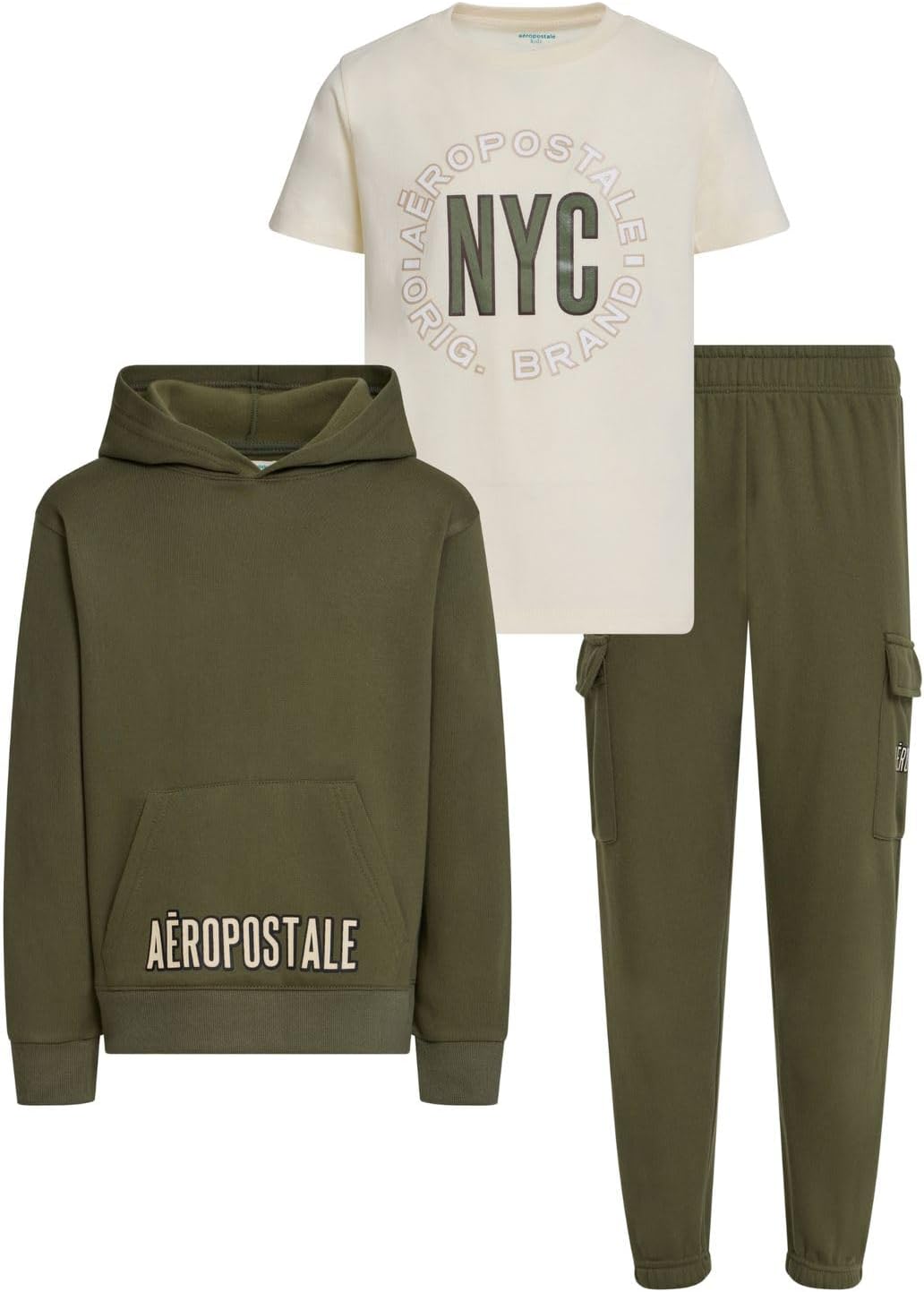 AEROPOSTALE Boys 3 Piece Outfit Set for Active Lifestyle