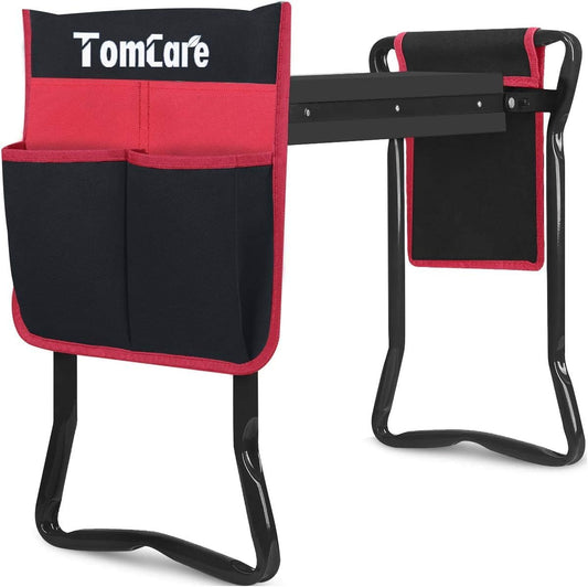 TomCare Garden Kneeler Seat with Tool Bag for Gardening Comfort