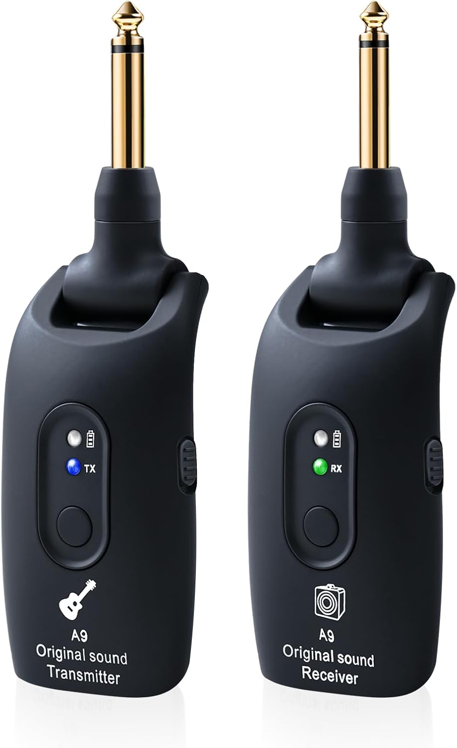 Wireless Guitar System - No Latency, 100ft Range, 4-Hour Battery
