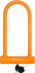 OTTOLOCK Sidekick XL U-Lock Orange - Full-Size Heavy Duty