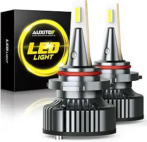 AUXITO 2024 Upgraded HB3 9005 LED Light Bulbs for Brightness