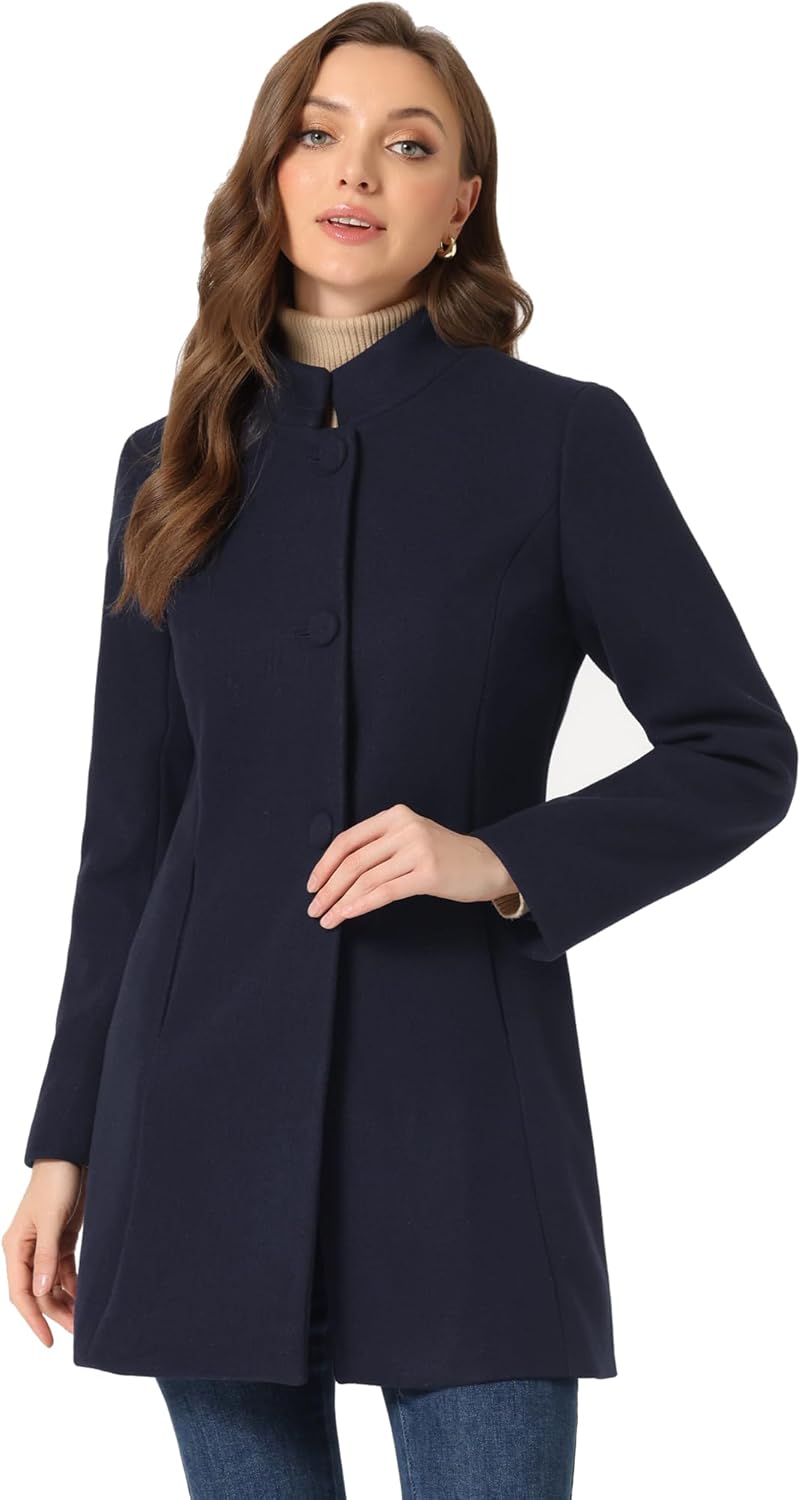 Allegra K Women's Winter Overcoat for Stylish Cold Weather Wear