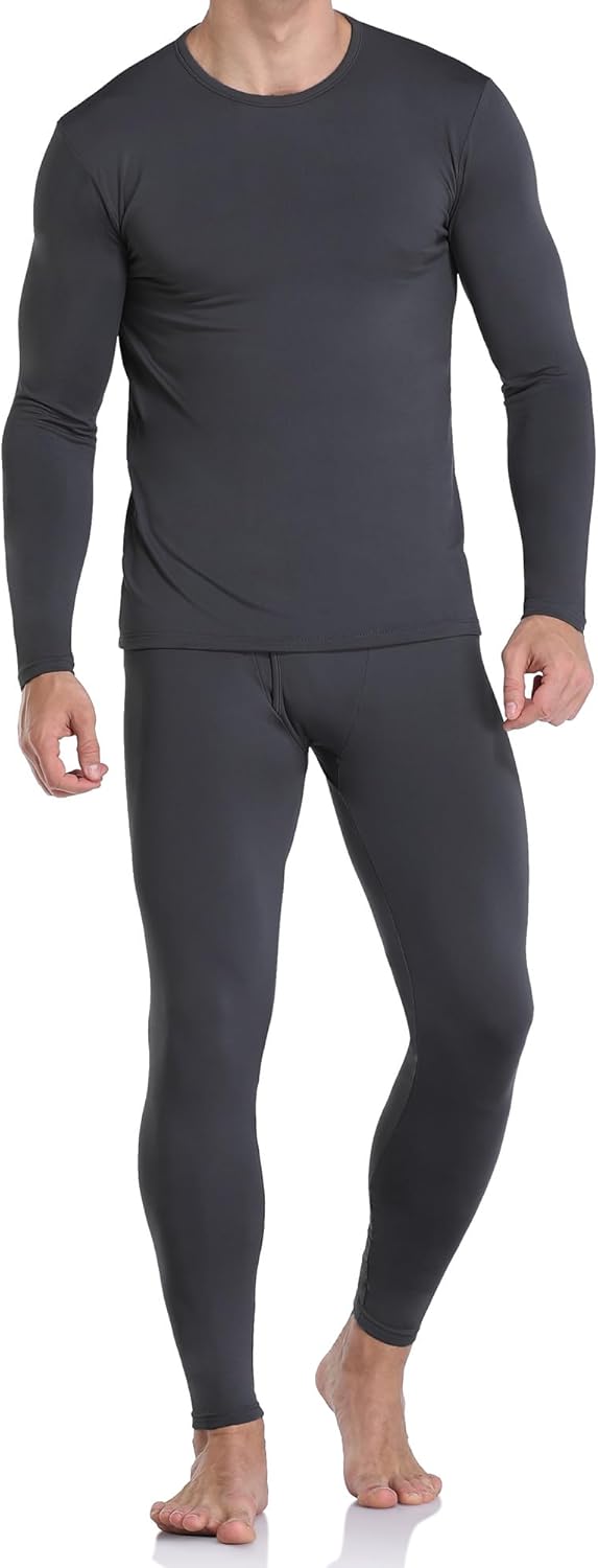 Weerti Men's Fleece-Lined Thermal Long Johns