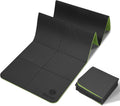 Foldable Travel Yoga Mat 72in x 24in - Portable 6mm Comfort