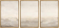 Framed Canvas Print Wall Art 24x36x3 in - Minimalist Neutral