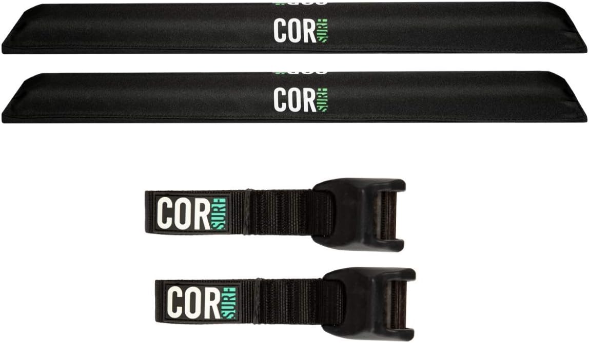 Aero Roof Rack Pads with Scratch Resistant Silicone Straps