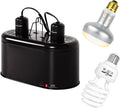 REPTI ZOO Reptile Heat Lamp Combo Pack for Optimal Lighting