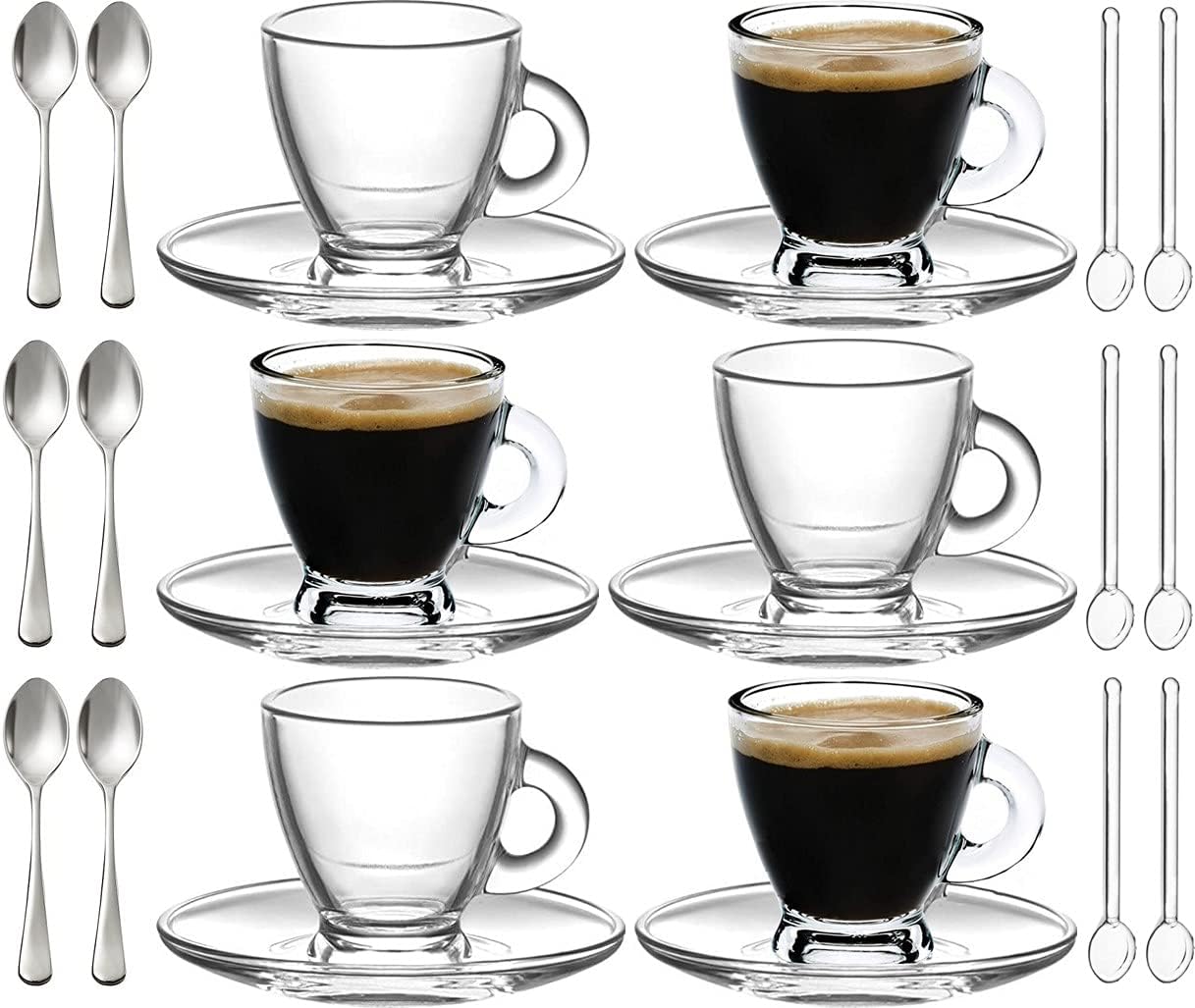 BOHEM'S Espresso Cups Set of 6 for Perfect Coffee Experience