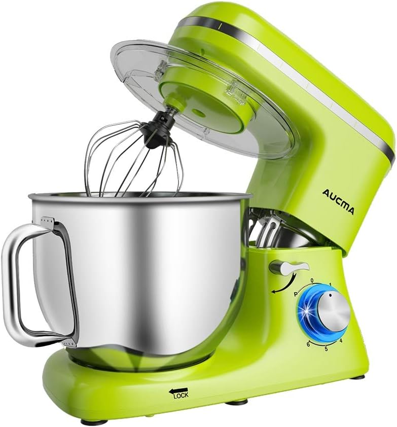 Aucma Stand Mixer with 7.4QT Bowl for All Your Baking Needs