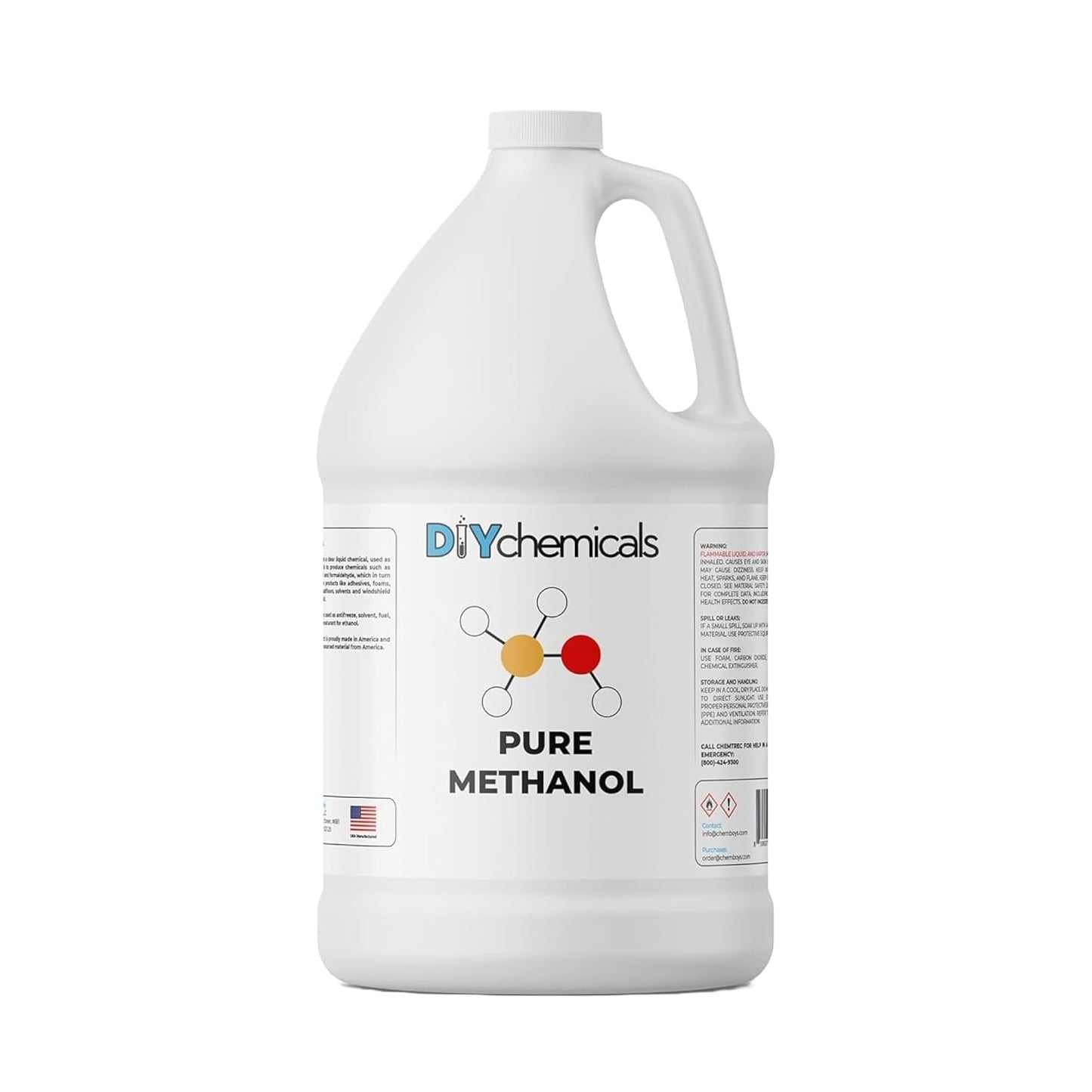 DIYChemicals Methanol Industrial Grade 1 Gallon for Versatile Use