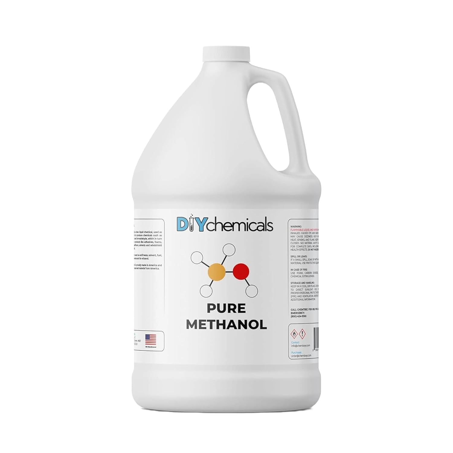 DIYChemicals Methanol Industrial Grade 1 Gallon for Versatile Use