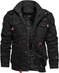 TACVASEN Men's Winter Jacket Cotton Military Fleece Lined - Warm Shoes