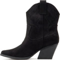 Women Western Bootie Pointe Toe Low Heel (Wide Fit Available) Booties