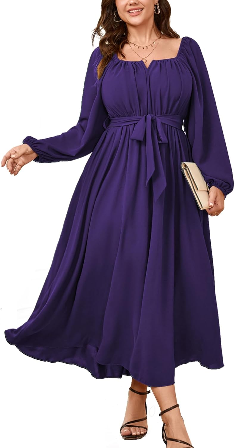 Elegant Plus Size Maxi Dress for Weddings and Special Occasions
