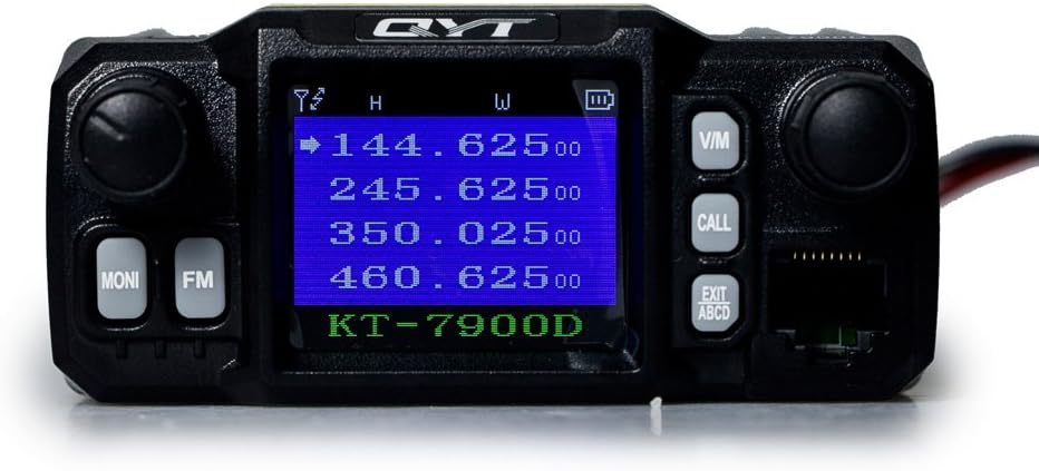 QYT KT-7900D Mini Quad Band Base Radio with Programming Cable