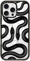 Impact Case for iPhone 16 Pro Max Black Kingsnake - Clear Black