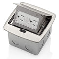 Leviton Pop-Up Floor Box with 15 Amp GFCI Outlet for Versatile Use