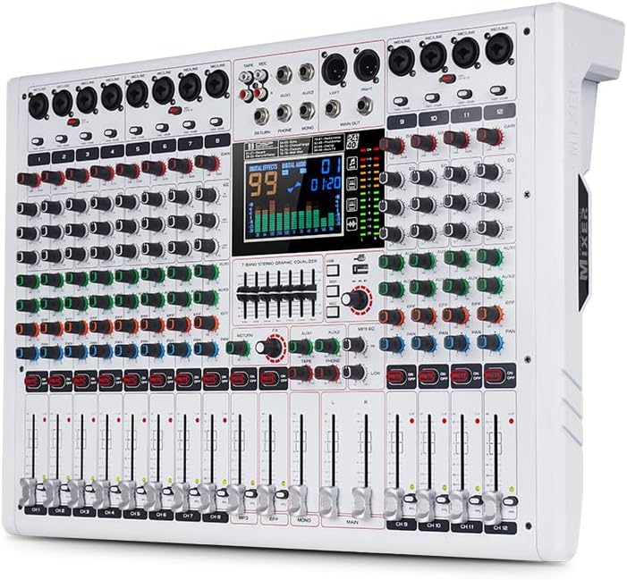 GF12PRO Multi-Function 12-Channel Audio Mixer for Performances
