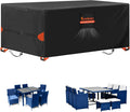 Rectangular Patio Table Cover 88L x 62W x 28H - Heavy Duty Protection