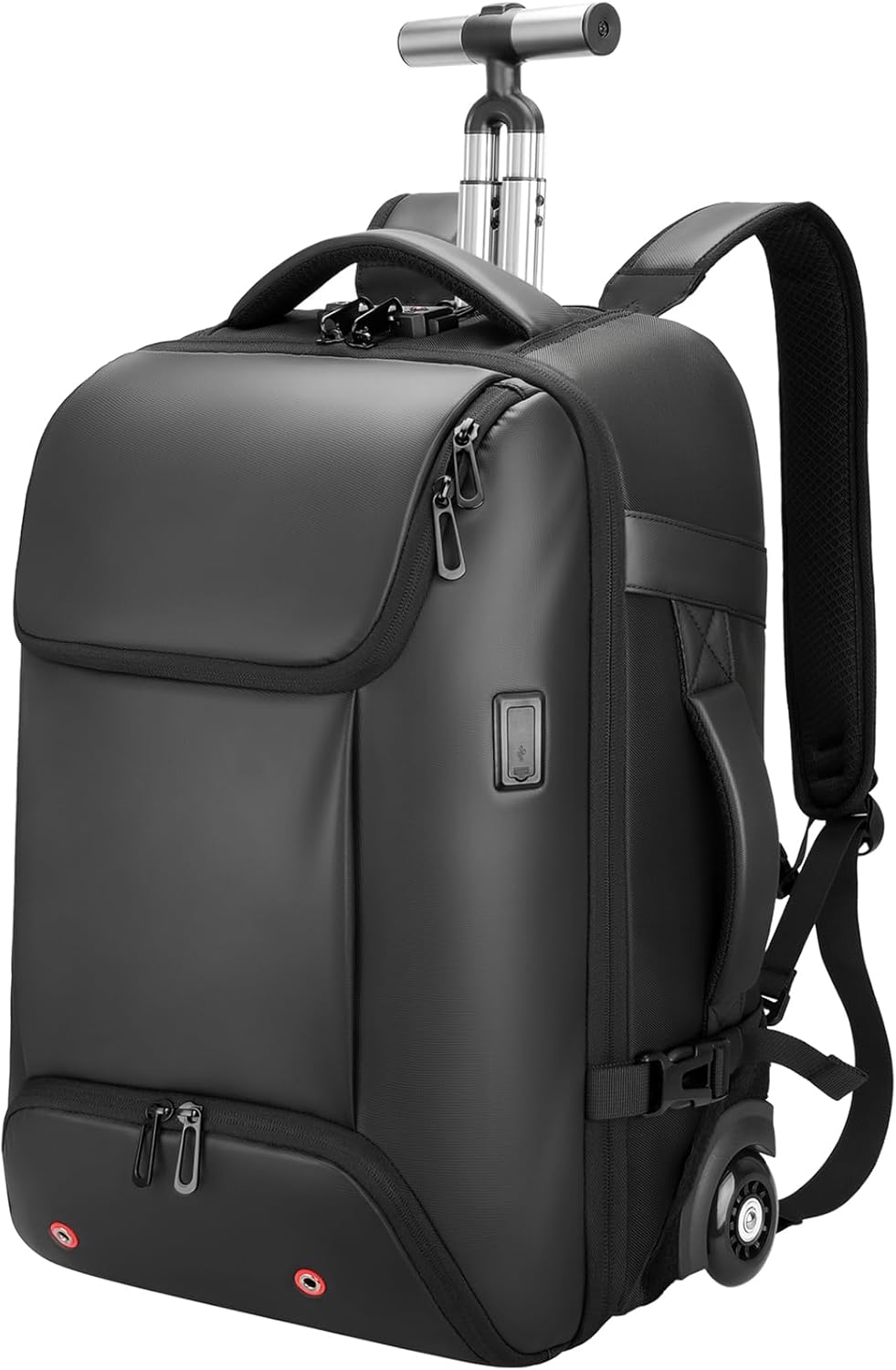 Rolling Backpack with Wheels for Travel and Business Use
