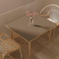 Leather Table Cover 1.8mm Thick 40x40 in - Durable Table Protector