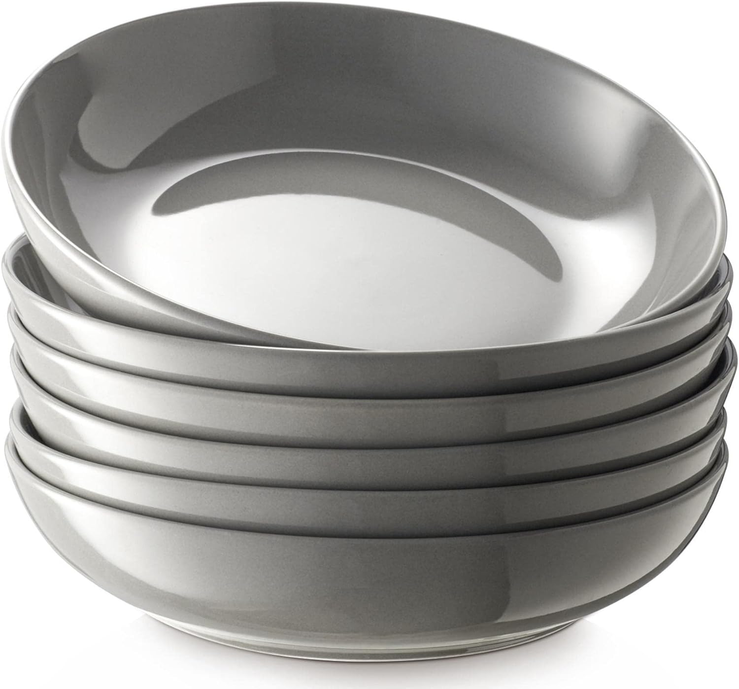 Large 30oz Pasta Bowls Set of 6 for Stylish Kitchen Use