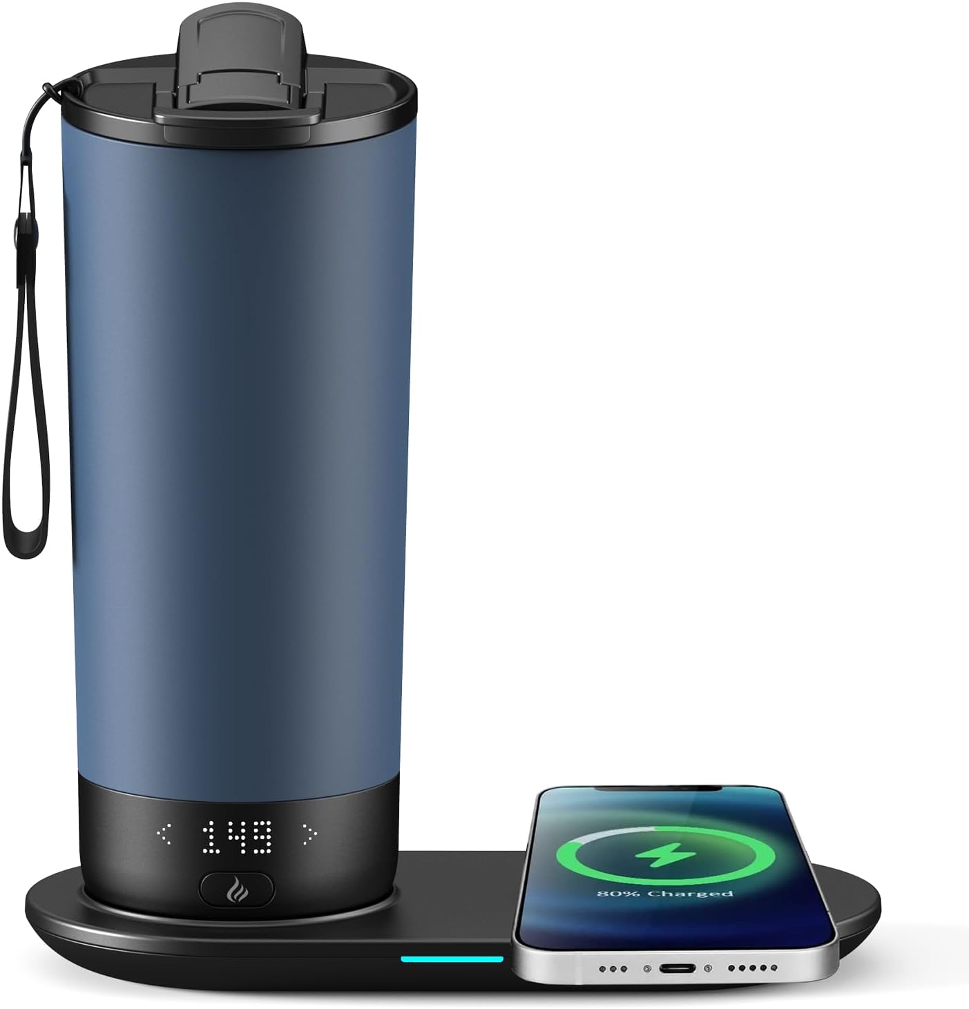 Temperature Control Heated Travel Mug for Perfect Coffee Enjoyment