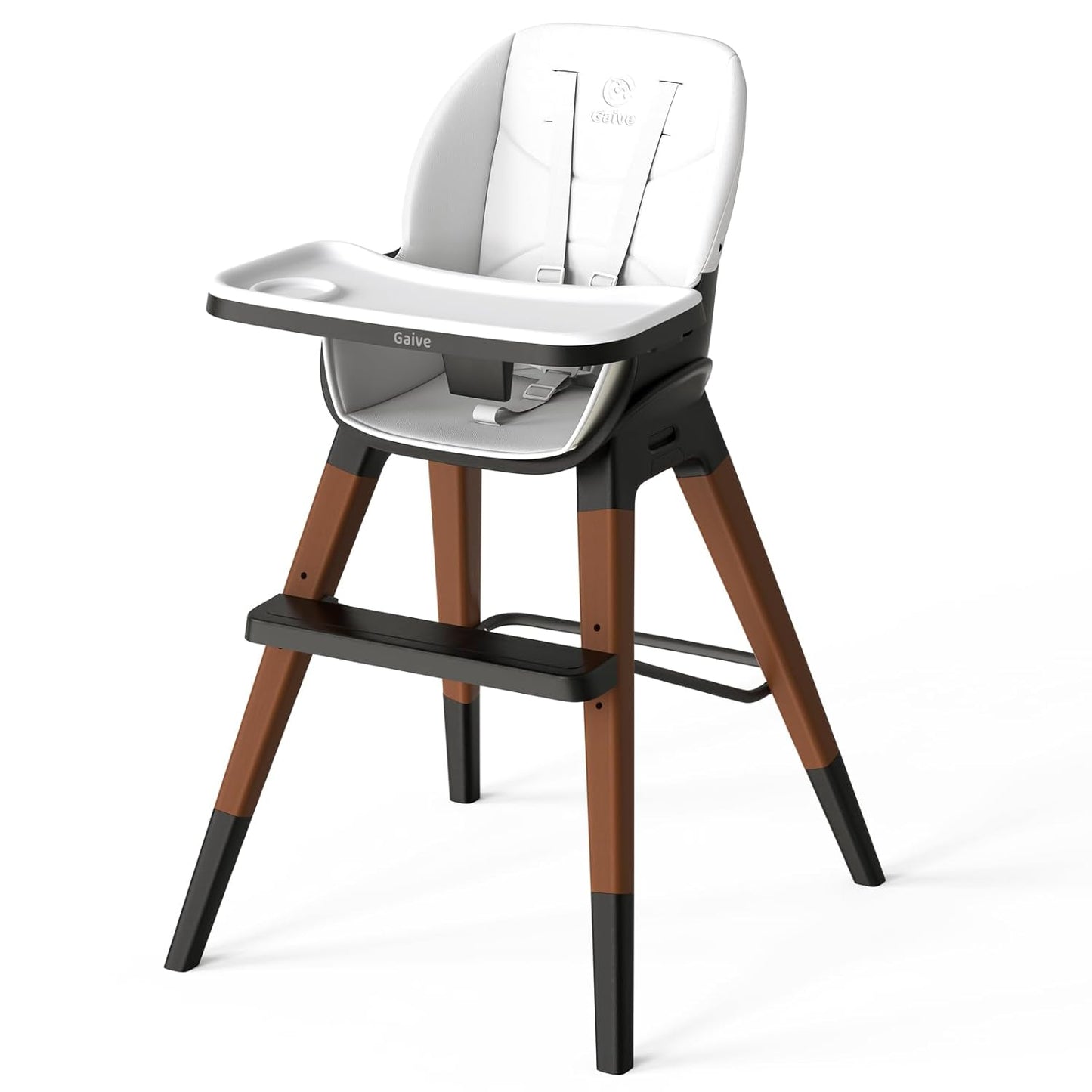 8 in 1 Convertible Wooden High Chair for Babies and Toddlers