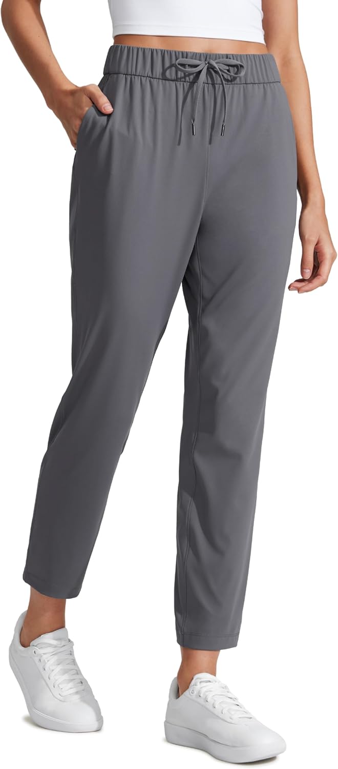 CRZ YOGA 4-Way Stretch Ankle Golf Pants for Women - Perfect Fit