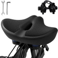 Upgrade Oversize Bike Seat for Men Women - Extra Wide Comfort