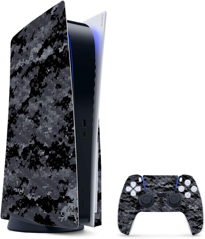 MightySkins Carbon Fiber Gaming Skin for PS5 - Unique Style