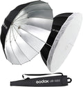 Godox UB-105S 41.3in Silver Deep Parabolic Reflective Umbrella - Soft