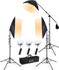 Skytex Softbox Lighting Kit 3Pack - Complete Studio Lighting Kit