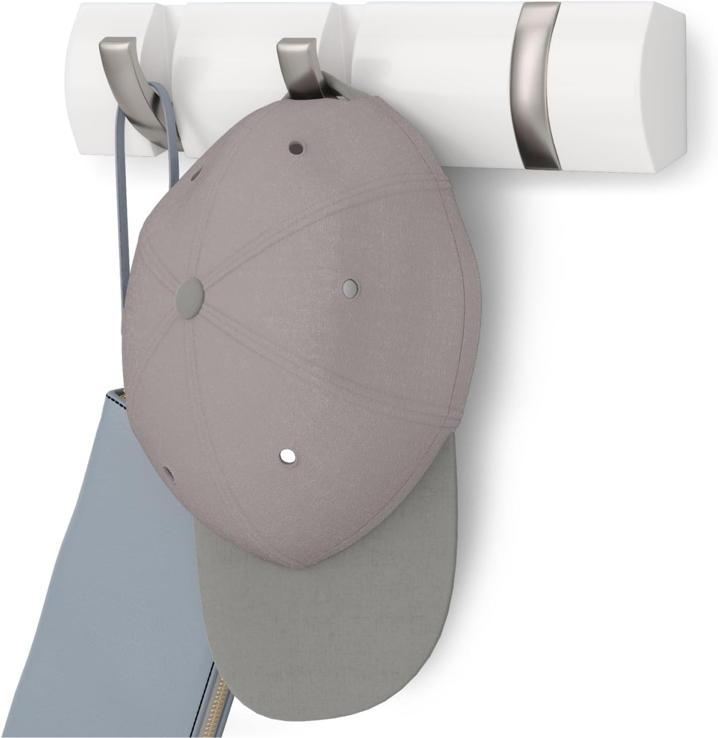 Umbra Flip Wall-Mounted Coat Rack for Modern Entryway Storage