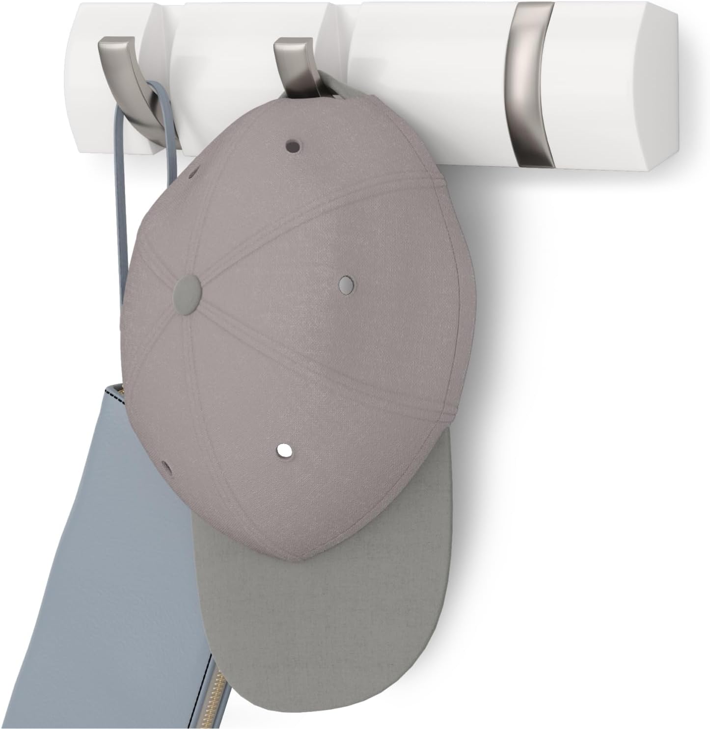 Umbra Flip Wall-Mounted Coat Rack for Modern Entryway Storage